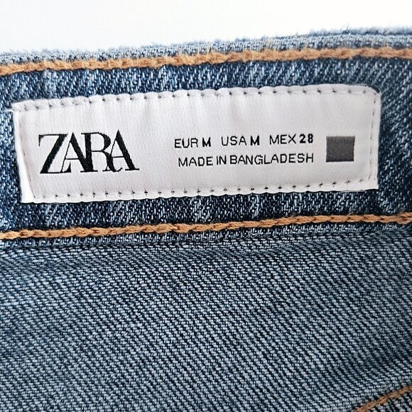 ZARA DENIM SKIRT - Picture 7 of 11